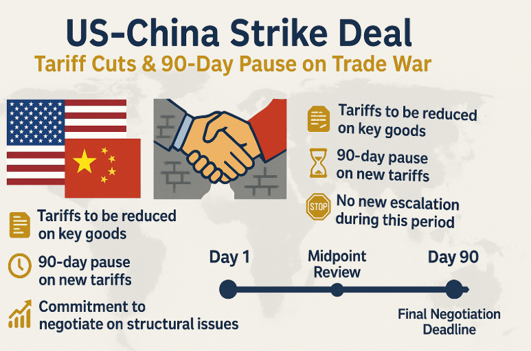 U.S.-China Trade Truce Sparks Market Rally: Bitcoin Steady at $103,500, Stocks Soar